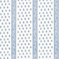 Select 5005201 Katsura Stripe Delft by Schumacher Wallpaper