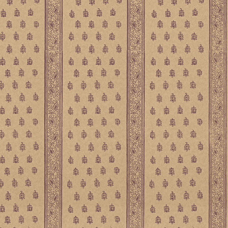 Purchase 5005203 Katsura Stripe Aubergine by Schumacher Wallpaper