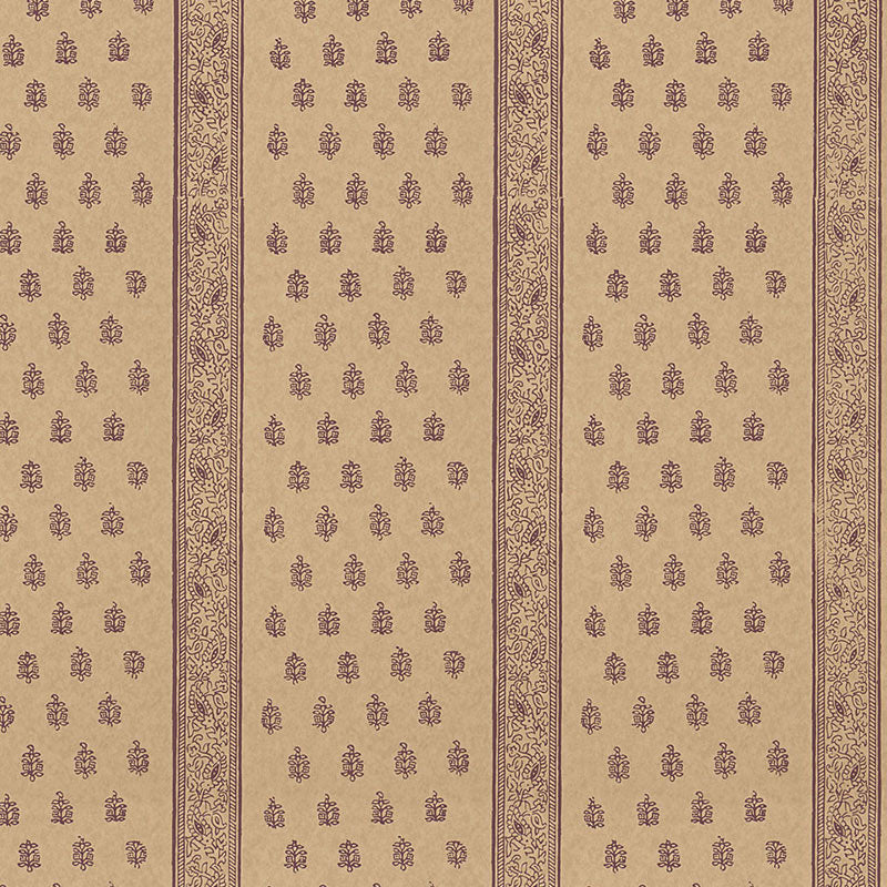 Purchase 5005203 Katsura Stripe Aubergine by Schumacher Wallpaper