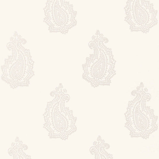 Save on 5005300 Madras Paisley Oyster by Schumacher Wallpaper
