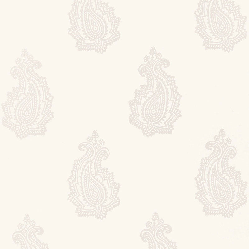 Save on 5005300 Madras Paisley Oyster by Schumacher Wallpaper