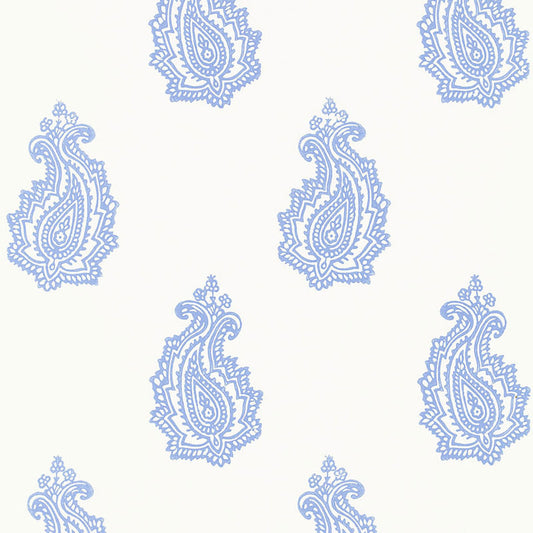 Acquire 5005301 Madras Paisley Delft by Schumacher Wallpaper