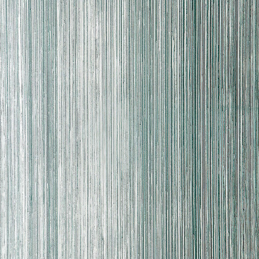 Order 5005713 Metallic Strie Turquoise by Schumacher Wallpaper