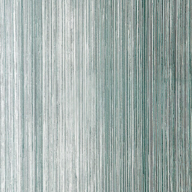 Order 5005713 Metallic Strie Turquoise by Schumacher Wallpaper