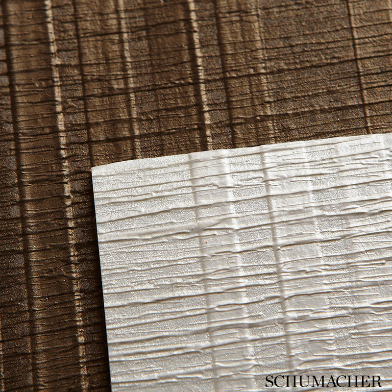 Purchase 5005730 Origami Stripe Pearl by Schumacher Wallpaper
