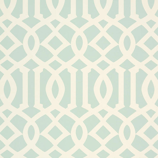 View 5005805 Imperial Trellis Ii Mineral by Schumacher Wallpaper