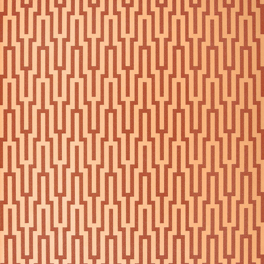 Save on 5005893 Metropolitan Fret Amber by Schumacher Wallpaper