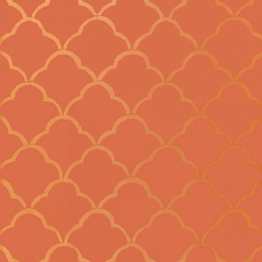 Shop 5005943 Costa Del Sol Cinnabar by Schumacher Wallpaper