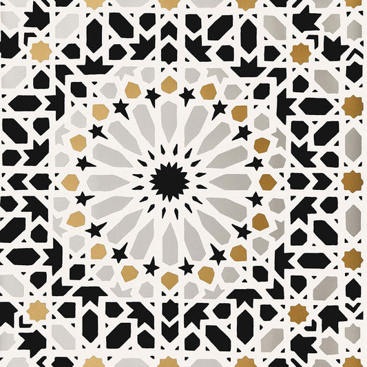 Acquire 5005961 Nasrid Palace Mosaic Mica by Schumacher Wallpaper