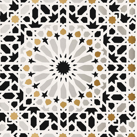 Acquire 5005961 Nasrid Palace Mosaic Mica by Schumacher Wallpaper