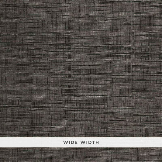Order 5006204 Weston Raffia Weave Charcoal by Schumacher Wallpaper