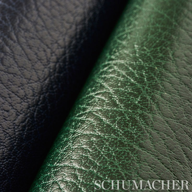 Order 5006215 Canyon Leather Navy by Schumacher Wallpaper