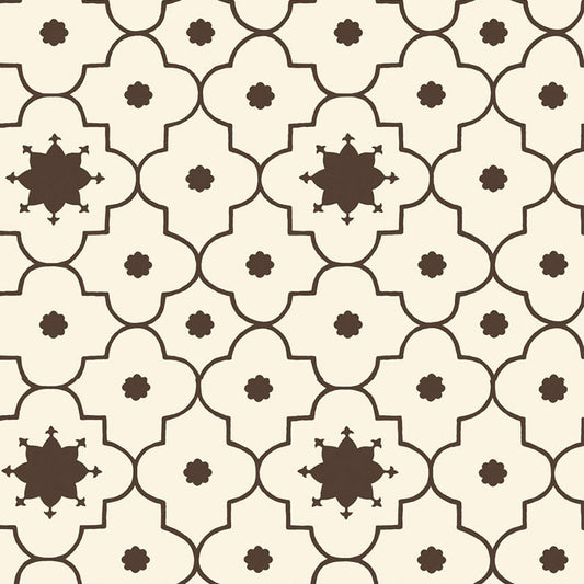 View  5006621 Taj Trellis Sepia by Schumacher Wallpaper