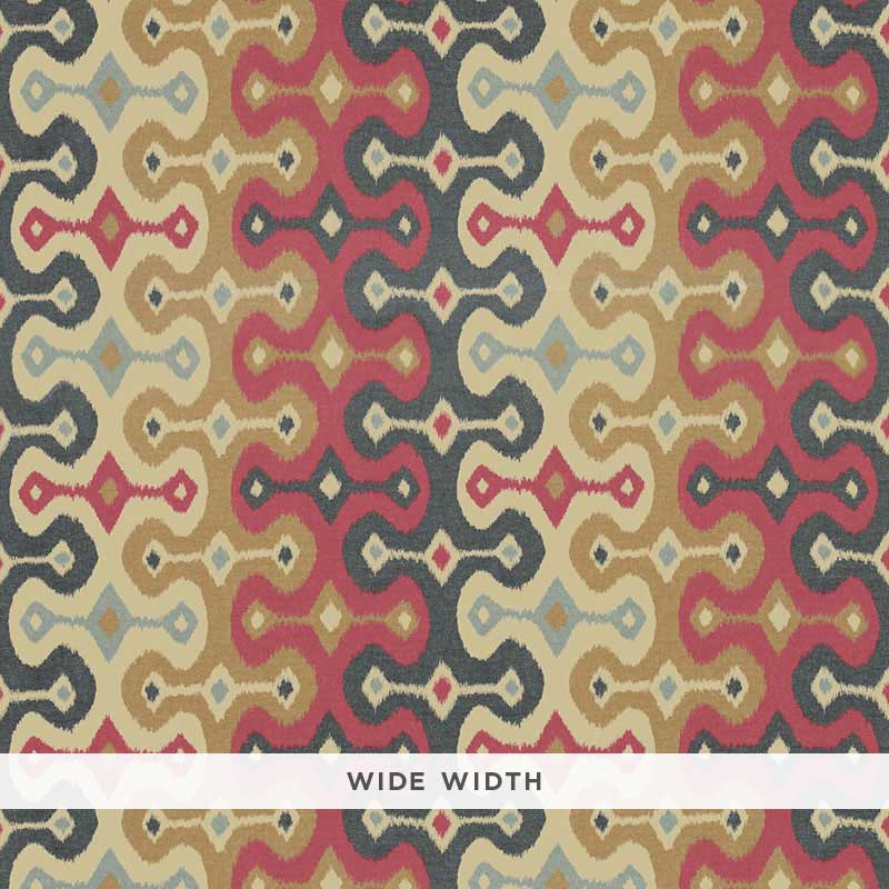 Search 5006651 Darya Ikat Sidewall Spice by Schumacher Wallpaper