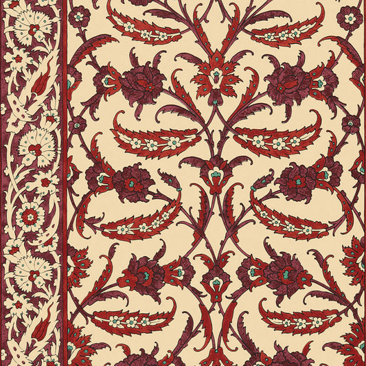 View 5006662 Topkapi Pomegranate by Schumacher Wallpaper