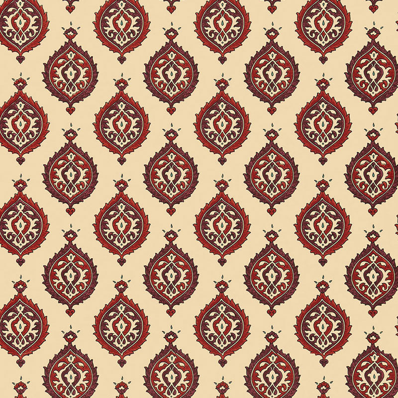 Select  5006682 Samovar Pomegranate by Schumacher Wallpaper