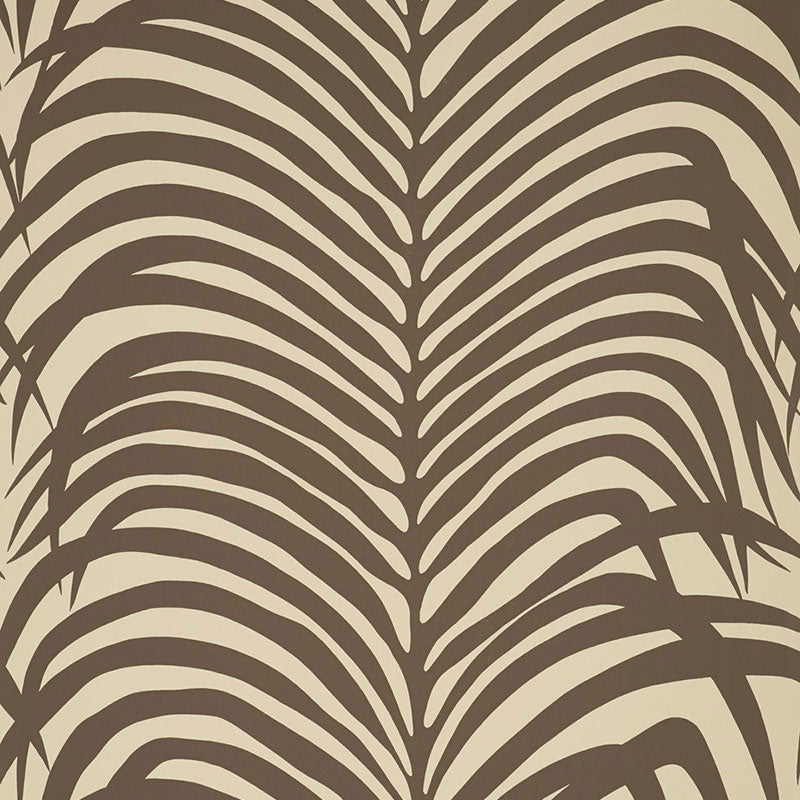 Find  5006933 Zebra Palm Java by Schumacher Wallpaper