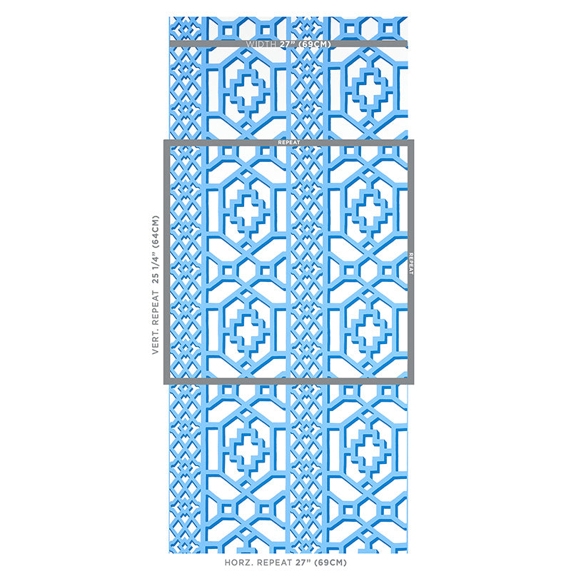 View 5006947 Zanzibar Trellis Wallpaper