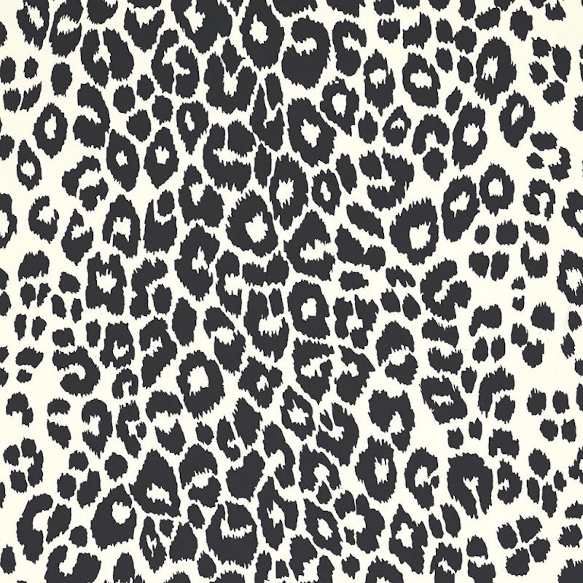 Purchase 5007012 Iconic Leopard Graphite by Schumacher Wallpaper