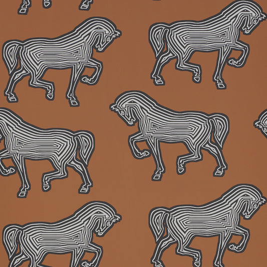 Looking for 5007090 Faubourg Brown by Schumacher Wallpaper