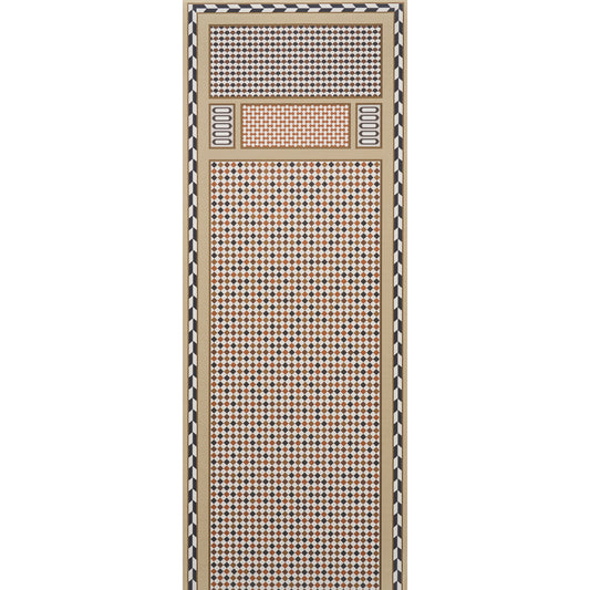 View 5007110 Robinchon Panel B Brown by Schumacher Wallpaper