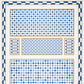 Search 5007111 Robinchon Panel B Blue by Schumacher Wallpaper