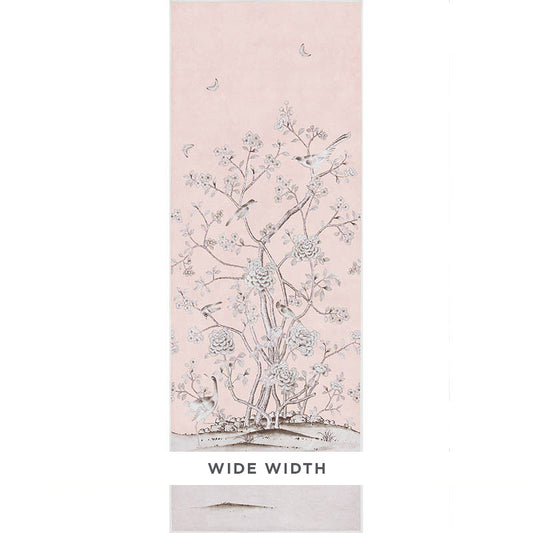 View 5007121 Chinois Palais Blush Conch by Schumacher Wallpaper