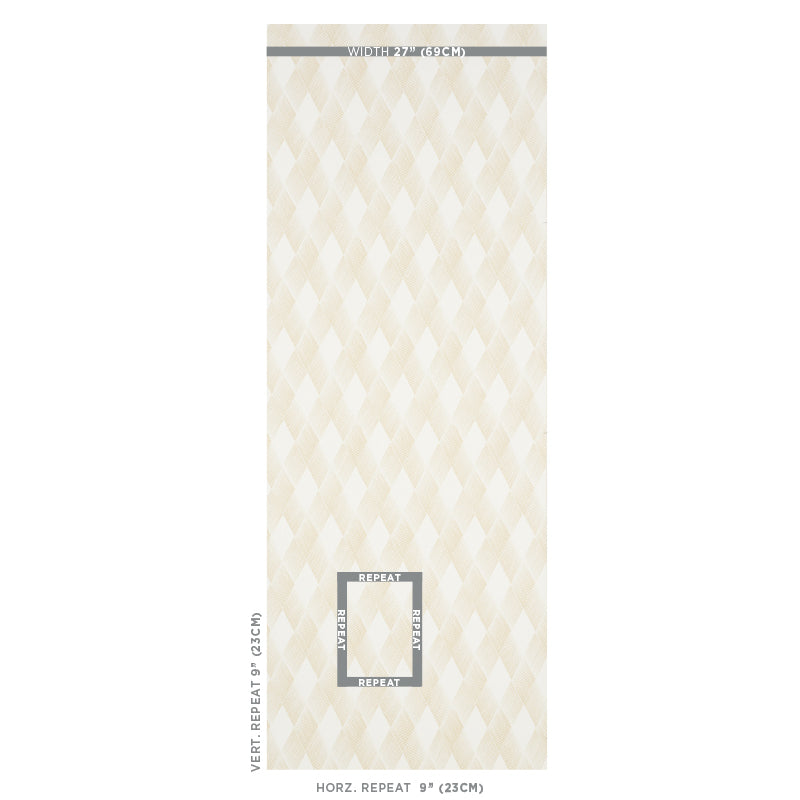 View 5007130 Fetlock Natural by Schumacher Wallpaper