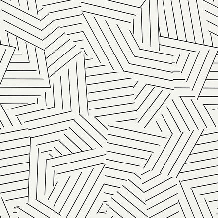 5007973 | Deconstructed Stripe, Black - Schumacher Wallpaper