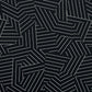 View 5007974 Deconstructed Stripe Ivory On Black by Schumacher Wallpaper