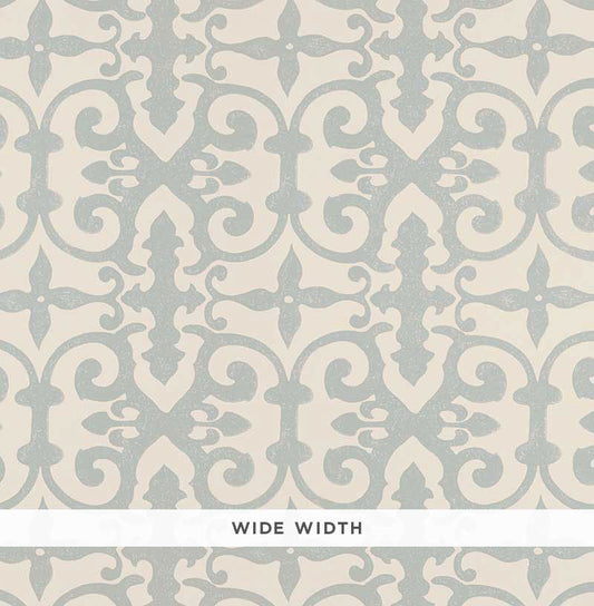 Shop 5008044 Ferne Park Orpington Blue by Schumacher Wallpaper