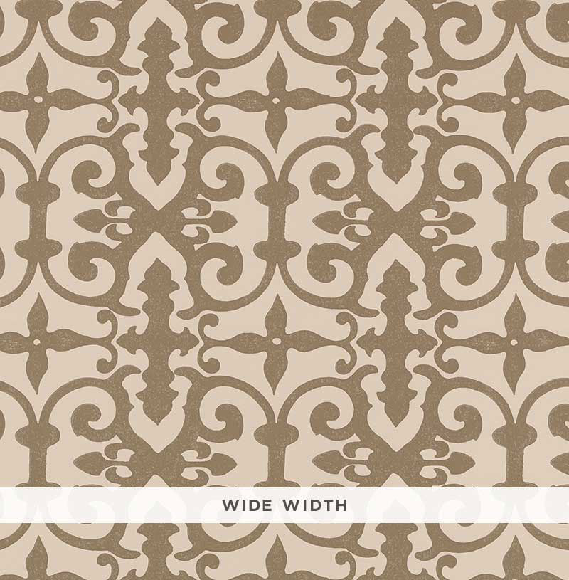 View 5008046 Ferne Park Berber Brown by Schumacher Wallpaper