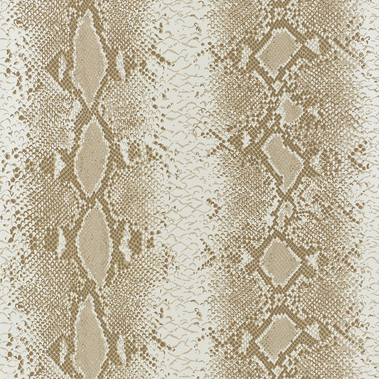 View 5008181 Snake Charmer Sand by Schumacher Wallpaper