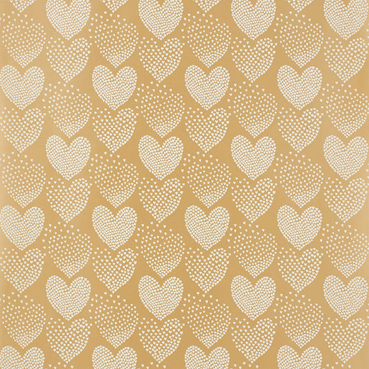 Search 5008360 Heart Of Hearts Ivory and Gold by Schumacher Wallpaper
