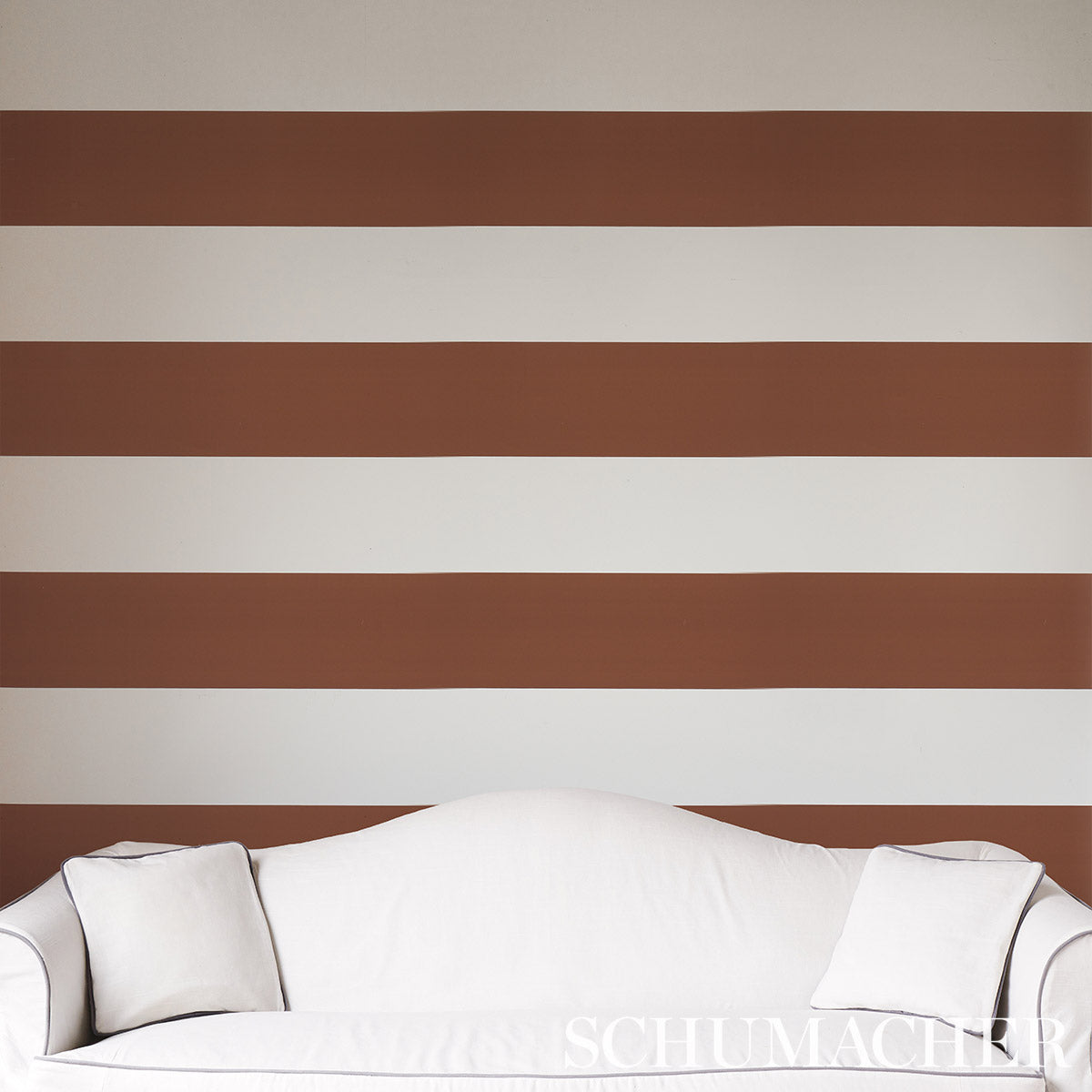 Purchase 5008527 Baxter Stripe, Brown by Wallpaper3