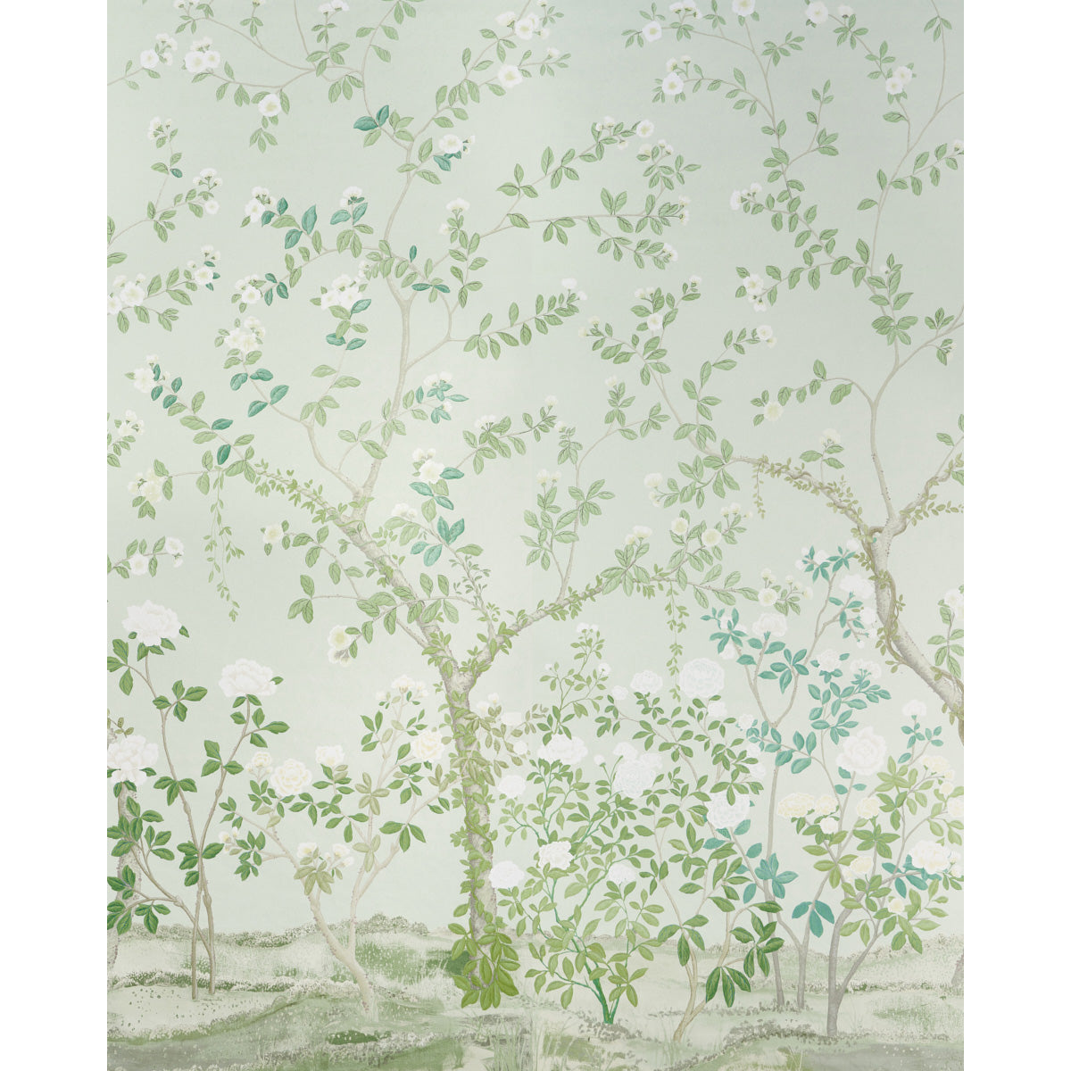 Purchase 5008543 Madame De Pompadour Panel Set, Green by Wallpaper