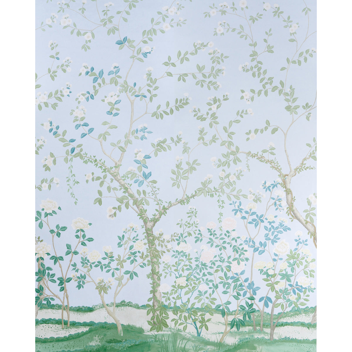 Purchase 5008544 Madame De Pompadour Panel Set, Blue by Wallpaper