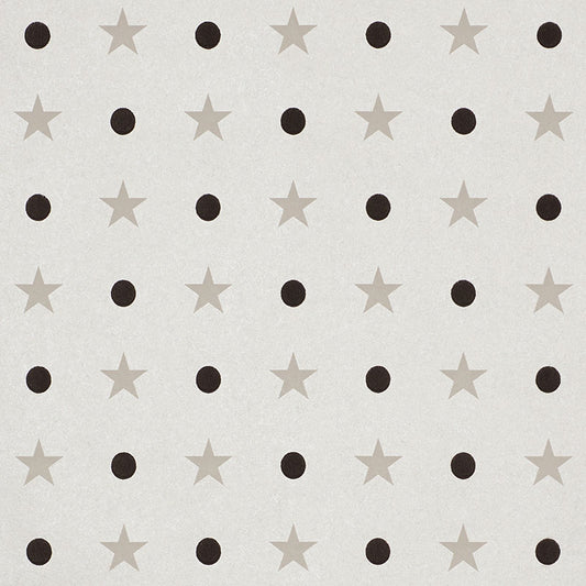 Acquire 5008551 Etoiles Et Points Warm Silver by Schumacher Wallpaper