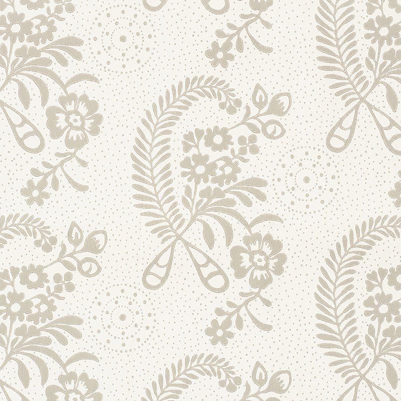 Save on 5008810 Millicent Grisaille by Schumacher Wallpaper