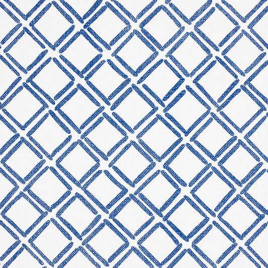 Search 5008860 Dina Paperweave Cobalt by Schumacher Wallpaper