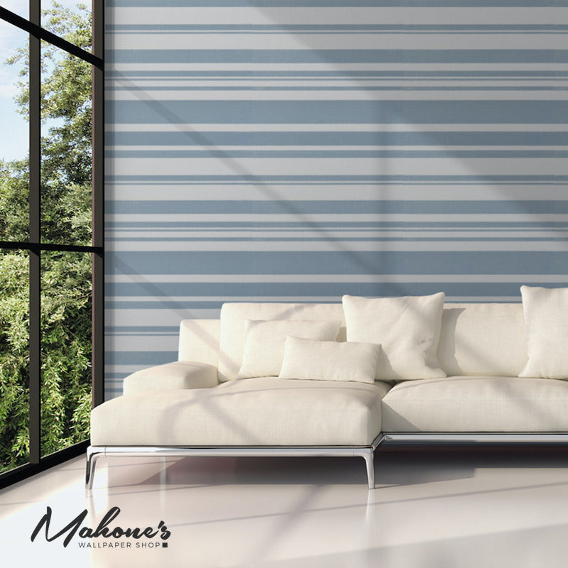 View 5008870 Horizon Paperweave Sky by Schumacher Wallpaper