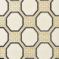 Search 5008930 Octavia Sisal Gold and Jet by Schumacher Wallpaper