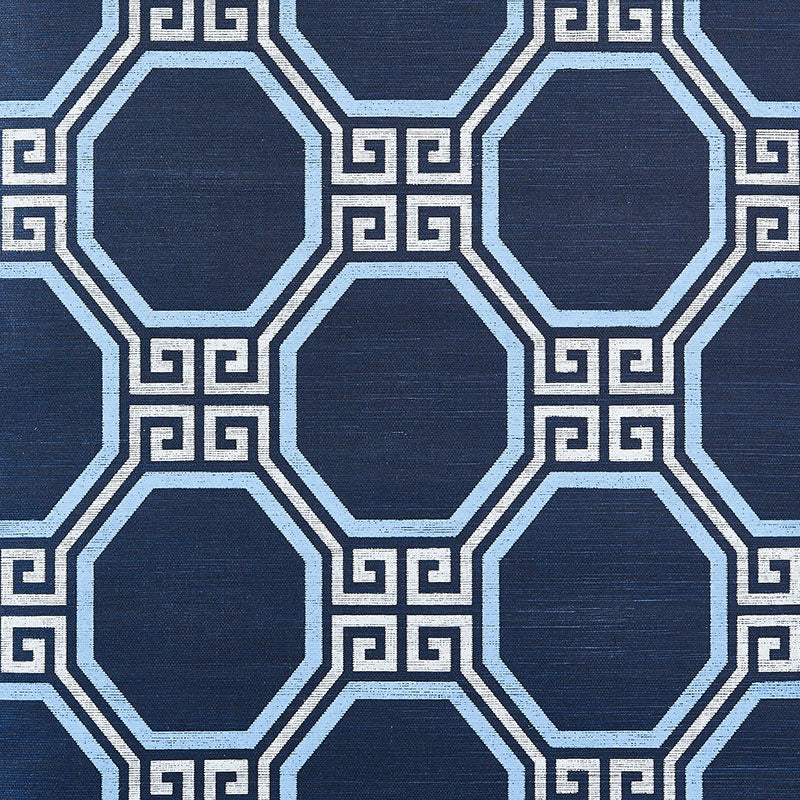 Save on 5008933 Octavia Sisal Navy by Schumacher Wallpaper