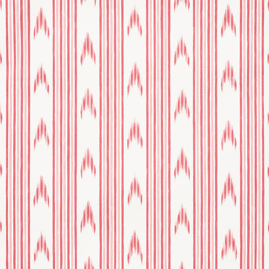 Select 5009221 Santa Barbara Ikat Pink by Schumacher Wallpaper
