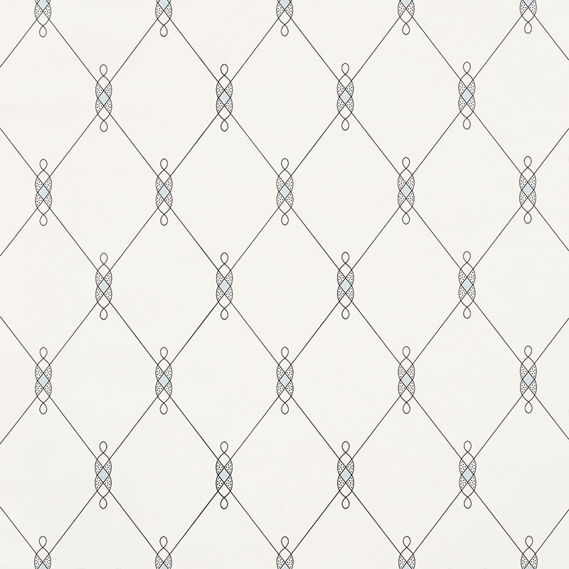 Find 5009230 Diso Blue by Schumacher Wallpaper