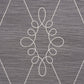 Shop 5009272 Sylvie Embroidered Sisal Charcoal by Schumacher Wallpaper