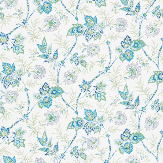 View 5009290 Emperor'S Vine Peacock by Schumacher Wallpaper