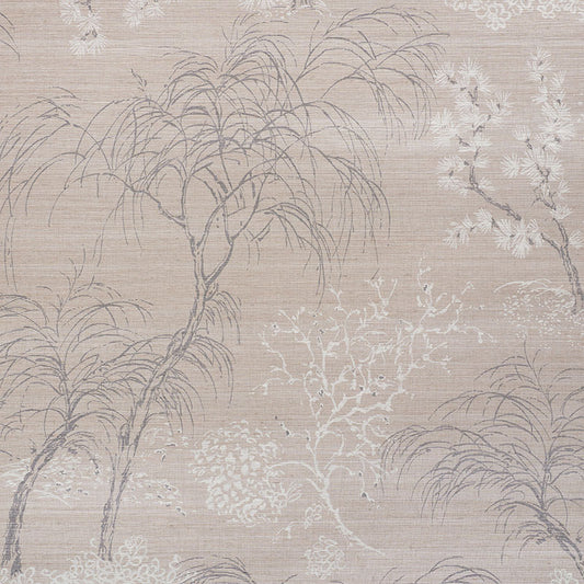 Buy 5009390 Mori Shimmer Moonstone by Schumacher Wallpaper