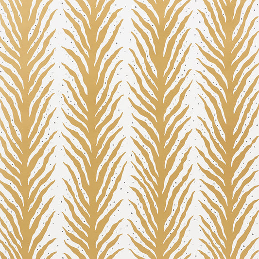 Select 5009453 Creeping Fern Gold by Schumacher Wallpaper