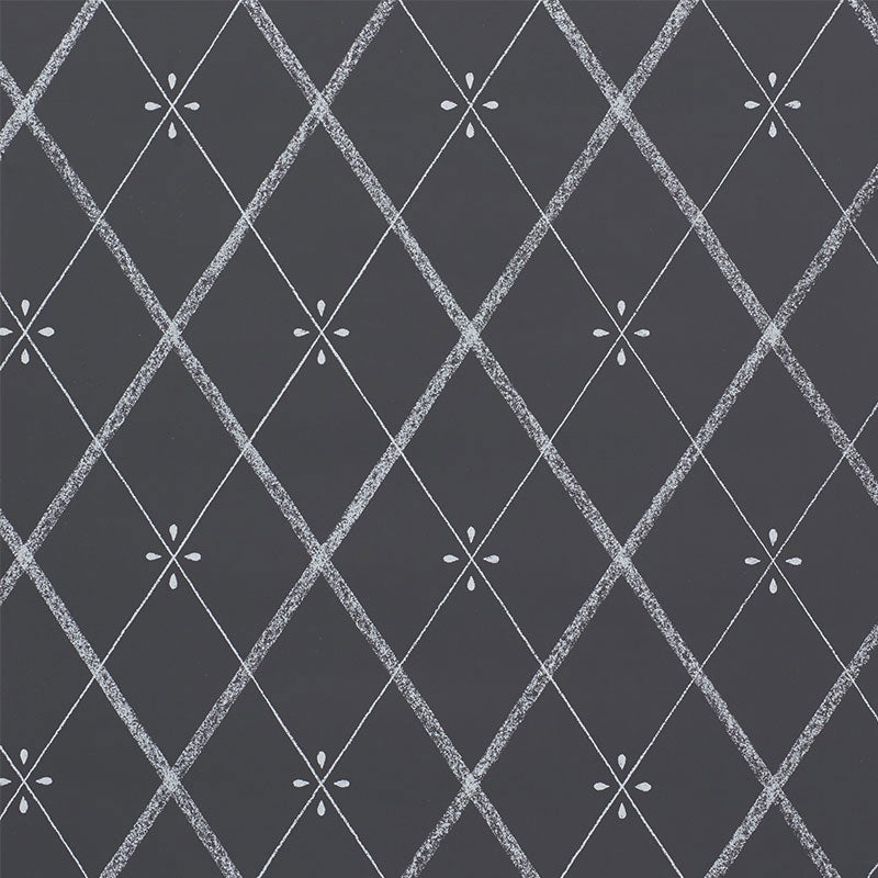 Buy 5009510 Kasumi Diamond Chalkboard by Schumacher Wallpaper